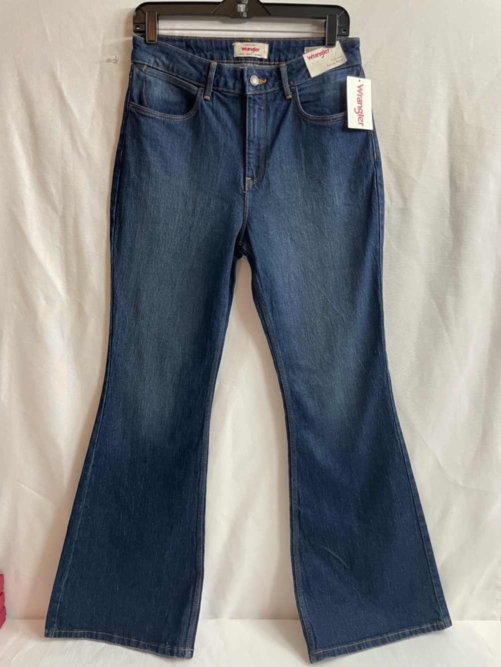 Wrangler Women's Dark Blue Flare Jeans